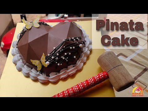 How to make Pinata Cake | How to make Chocolate Pinata Cake |Easy Pinata Cake recipe