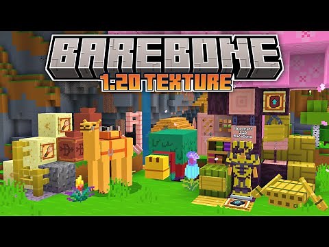 TEXTURE TRAILER MINECRAFT 1.20 - Barebone Texture Pack 1.20+!