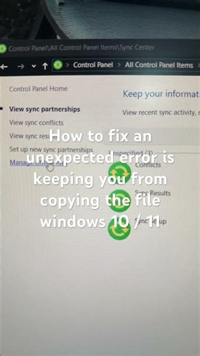 How to fix an unexpected error is keeping you from copying the file windows 10 / 11