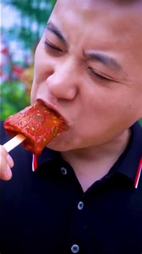 Hot!Lots of peppers for ice cream| Chinese Food Eating Show | Funny Mukbang ASMR