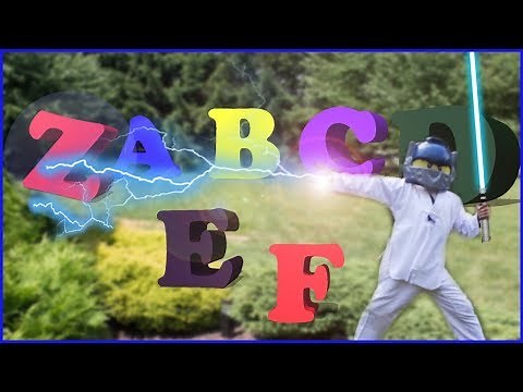 Pretend play jedi star wars ABC Letter Alphabets