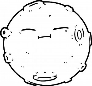 Comic moon