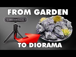 Using A 3D Scanner To Create Miniature Terrain With The Revopoint INSPIRE 2 #revopoint #3dscanning