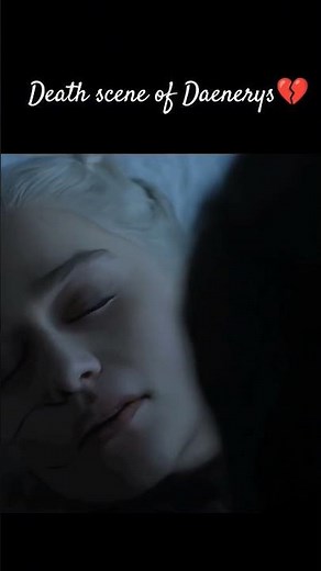 Death scene of Daenerys💔 #gameofthrones #death #daenerys