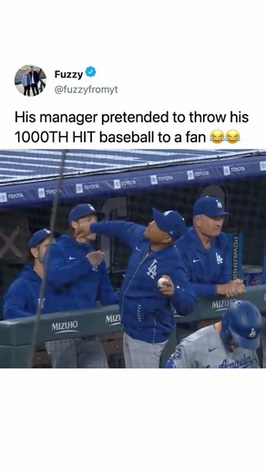 trolled his own player..