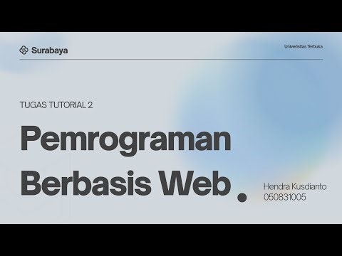 Tugas Tutorial 2 Pemrograman Berbasis Web