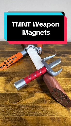 TMNT Weapon Magnets: 3D Printing Guide