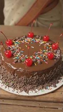 Chocolate Birthday Cake 🎂🍫 | চকলেট কেক #Shorts