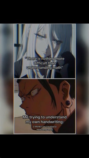 There is nothing more difficult than understanding math#gojo #maths #anime