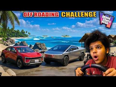 Mahindra BE6 Vs Tesla Cyber Truck Extreme Drag Race + Off Roading Test @AbhishekkzGaming ​