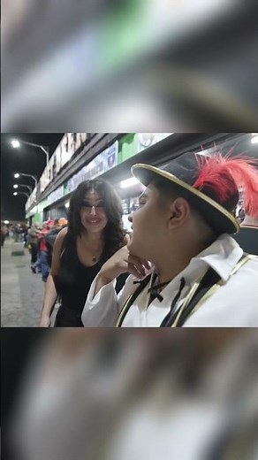 Cheek Kiss Challenge: Hilarious Reactions at German Festival! #shorts