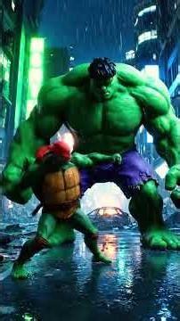 Epic Clash: Ninja Turtle vs Hulk