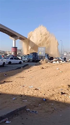 cairo360 on Instagram: "#360xGossip - A large water main ruptured on 90 Street in the Fifth Settlement this morning, flooding sections of the road and slowing traffic as crews work to drain water and begin repairs. New Cairo authorities and water utility teams are on site managing the situation and urging drivers to choose alternative routes while restoration continues. Officials confirmed no interruption to drinking water service but warned motorists to remain cautious around flooded areas."