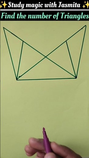 The Triangle Counting Puzzle #shorts #trending #shortsfeed