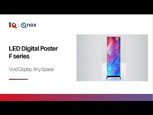 F Series LED Digital Poster | Ultra HD, High Brightness, Seamless Multi-Screen Display