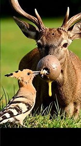You Won’t Believe What This Bird Does to Help the Deer!