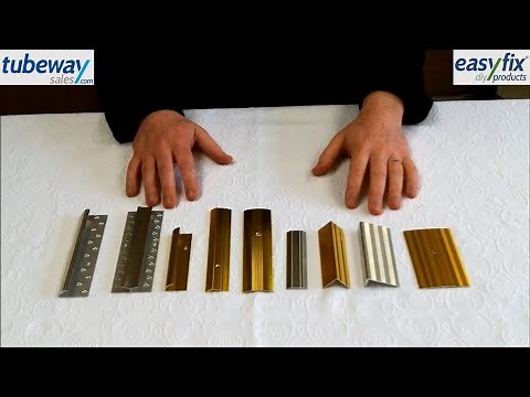 Choosing Carpet Metals - Easyfix DIY aluminium Carpet Edges range