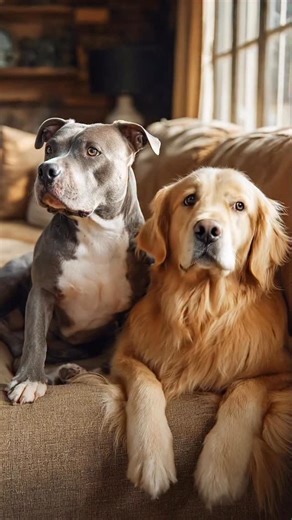 807K views · 21K reactions | Mom’s at the fridge like 樂 We choose happiness every time  What about you? #chuckandbarry #goldenretrievers #staffy #wearegoodpets | We are good pets | Facebook