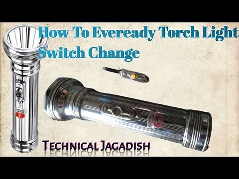How To Repair Old Torch Light At Home || DIY Eveready Torch Light Switch Repair || #diylight