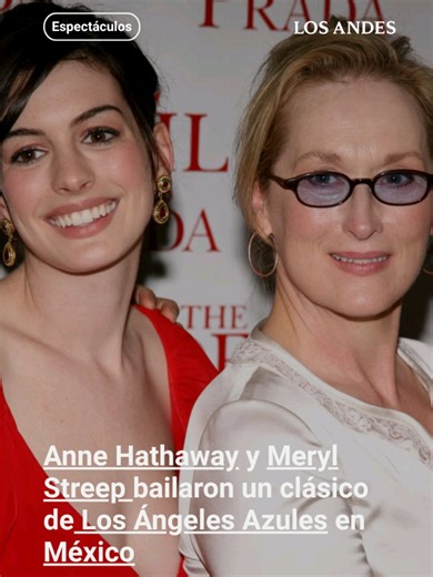 😍 | Las actrices sorprendieron al moverse al ritmo de “Cómo te voy a olvidar” durante la promoción de El Diablo viste a la moda 2 👉Anne Hathaway y Meryl Streep se volvieron virales en México tras aparecer bailando “Cómo te voy a olvidar”, uno de los clásicos más populares de Los Ángeles Azules, en medio de la gira promocional de El Diablo viste a la moda 2 en Ciudad de México. 👉El momento, que circuló en videos en redes sociales, mostró a las dos actrices sumándose al clima festivo de su paso