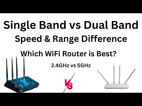 Single Band vs Dual Band Wi-Fi Router | Speed Range