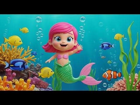Little Mermaid Ocean Dance Party | Nursery Rhymes & Baby Song for kids | Under the Sea Adventure