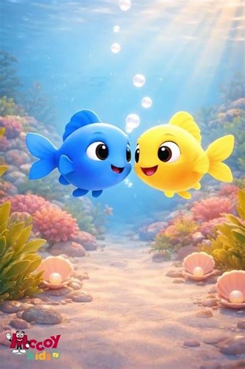 Swish! Swish! Bluey Fish 🐟 | Fish Song for Kids | Fun Ocean Nursery Rhyme | Mccoy Kids TV