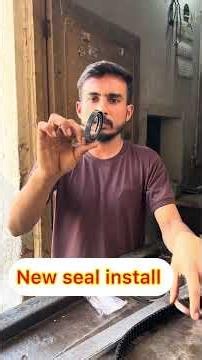 Engine Oil Leakage Problem Resolved After Timing Seal Replacement #seal#mechanic#tips #repair#diy✅