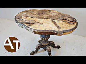 I spent 2 weeks restoring this table — for FREE!