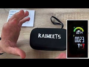 KAIWEETS Smart Multimeter Rechargeable Electrical Tester with Auto Ranging unboxing and instructions