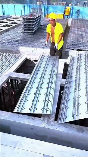 Easy Floor Slab Casting Using Steel Deck System