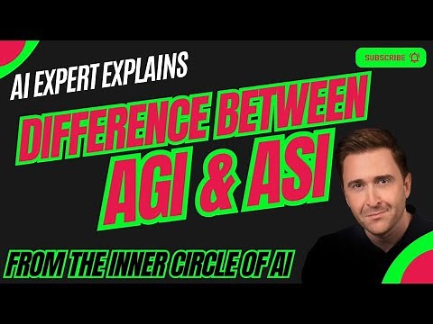 The difference between Ai, GenAi, Super Narrow Ai, AGI and ASI