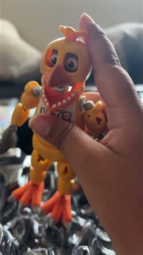 We built Withered chica!! #fnaf #fyp #funny