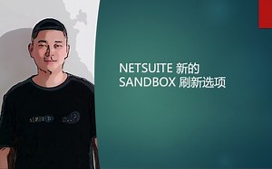 NETSUITE 新的 SANDBOX 刷新选项