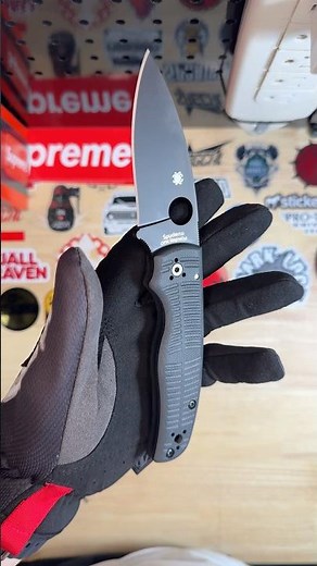 Spyderco Shaman Salt Black G-10 CPM MagnaCut Blade #spyderco #edc #youtubeshorts #jump #vanhalen