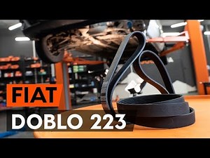 Fiat Doblò 1.3 MultiJet service belt replacement