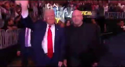 The Magic is Gone: Trump's entrance tonight into UFC 327 in Miami should be a wake up call for Trump and his handlers. The times when Trump electrified the UFC crowds when he walked out into the area seem to be over. Some people clapped but the wide angle shots of the crowd look almost like a bunch of mannequins. No roaring crowd, no fist pumps and waiving arms, just mild, low-energy clapping.Trump's is surrounded by people telling him that he is at 100% approval with MAGA but not that millions 