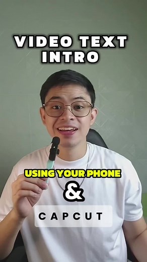 Part 9 | Video Text Intro Using your Phone 🤳📱 #videotutorial #tutorial #capcut