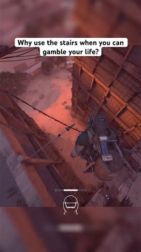 Why use the stairs when you can gamble your life? #arcraiders