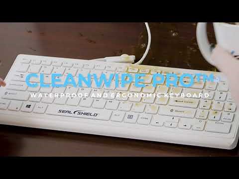 CleanWipe Pro™ Washable and Waterproof Keyboard Ad