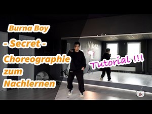 Burna Boy ft. Jeremih & Serani - Secret Dance/Tanz Tutorial | Choreografie zum Nachlernen