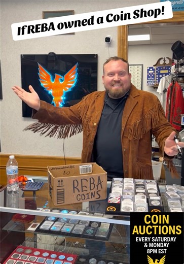 If REBA owned a coin shop! #reba #rebamcentire #coinshop #coindealer #businessowner