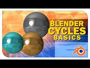 Blender 3D Cycles Basics | Blender 3D Anfänger Tutorial + Tipp zum schneller Rendern in Cycles