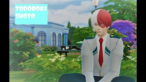 Sims 4 Todoroki Hair