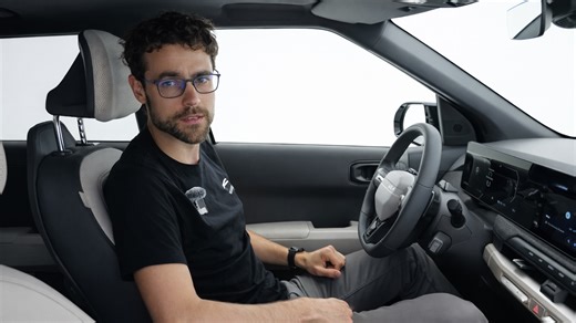 A small electric car with advanced technology