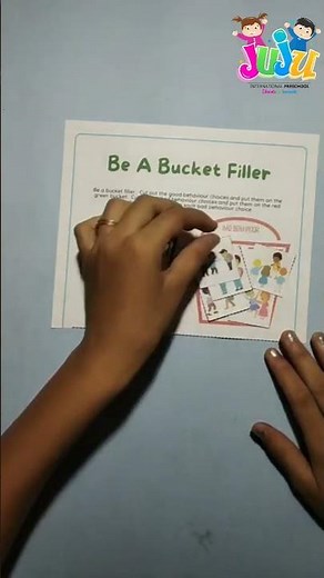 Be a bucket filler - Activity for kids