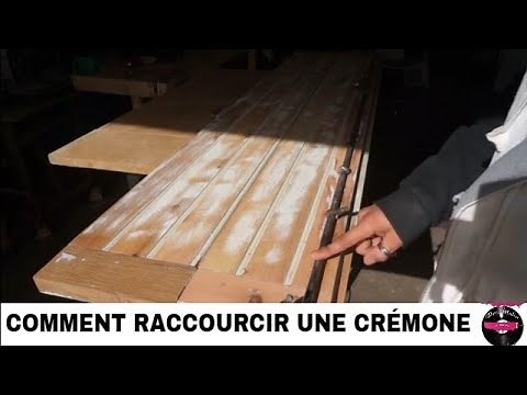 COMMENT RACCOURCIR CRÉMONE DES VOLETS ? (PARTIE 2)
