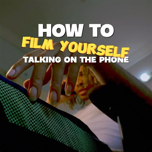 How to FILM YOURSELF talking on the phone. #filmmaking #creative #lighting #cinematography #tutorial