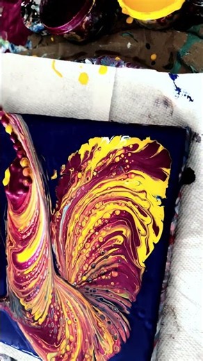 A Chain pull with Beads #chainpull #beads #fluidart #abstractart