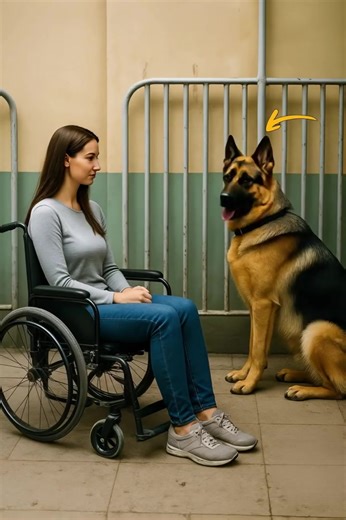 A girl in a wheelchair arrived at the shelter and wanted to take home the most dangerous dog: when the German Shepherd saw her, it started barking, and then it did this… 😱😱 That day, the paralyzed girl had decided, for the first time, to visit the shelter. She had long dreamed of a dog that would be there not just for play and walks, but for real support. The wheels of her wheelchair creaked softly on the corridor floor as she entered the spacious room with the kennels. The dogs barked, jumped